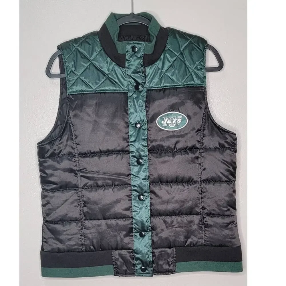NWT Kids JETS Quilted vest size XL
